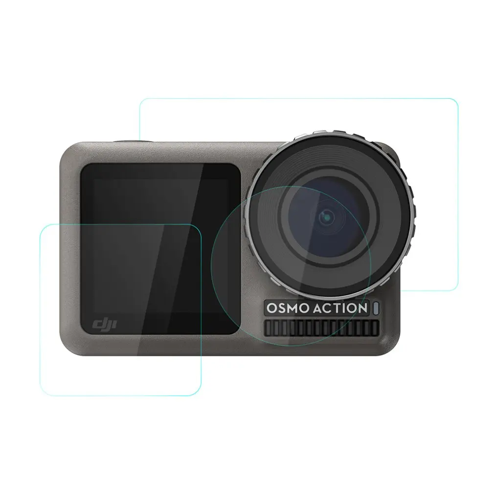 1 комплект протектор экрана фильма для Dji Osmo карманные действия Спортивные Линзы Закаленное стекло Защитная пленка камеры аксессуары