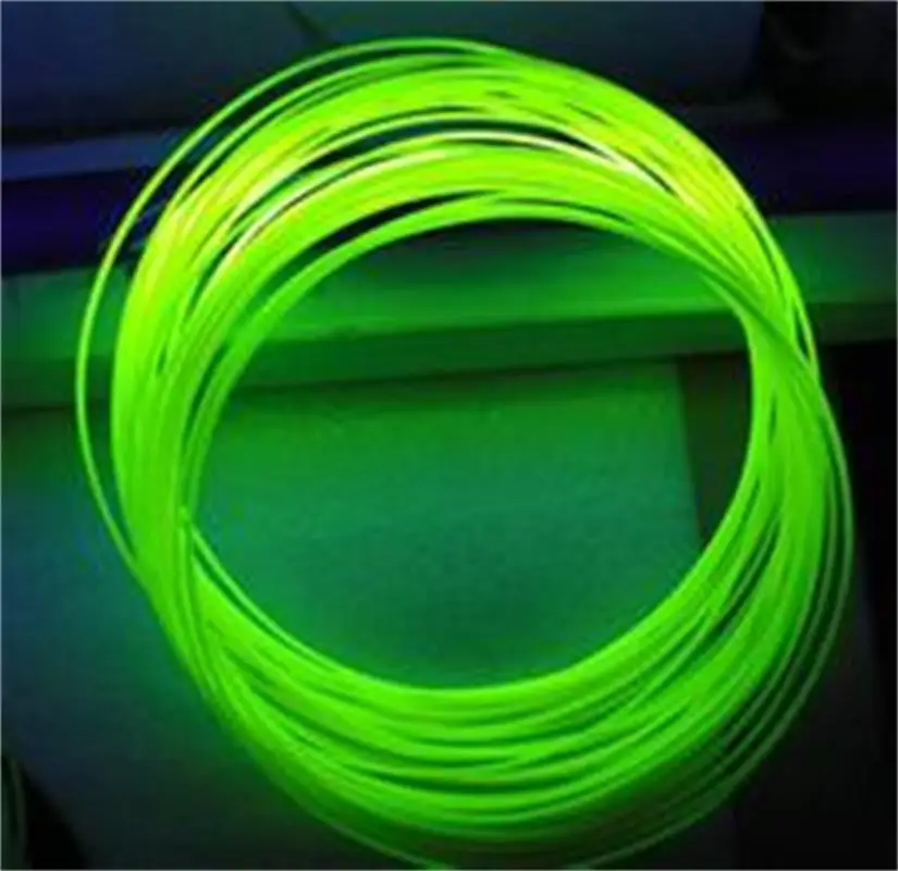 

1KG 3D Pen Printer Filament PLA 1.75mm Luminous Glow in Dark Plastic 3D Consumables Material for 3D Pen Printer 3doodler