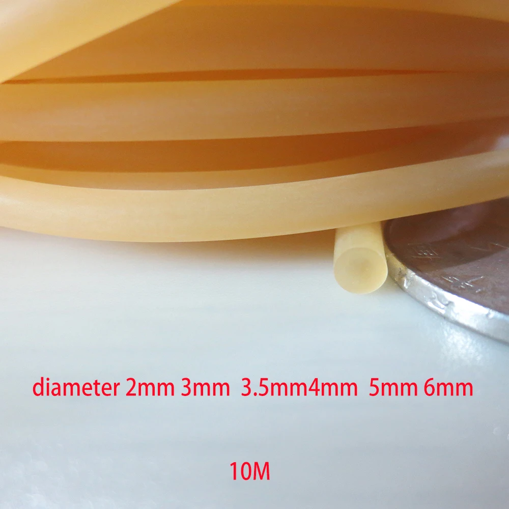 Rubber Rope Diameter 2 2.5 3mm Solid Elastic Fishing Rope Fishing Accessories Good Quality Rubber Line For Gear 10M fishing rope fishing line fishing rubber band