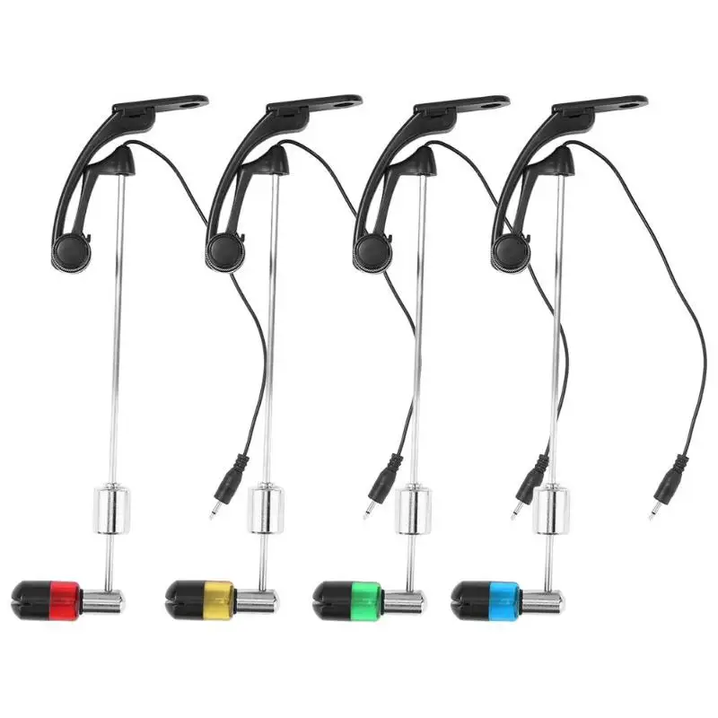 

LED Indicator Carp Fishing Alarm Chain Hanger Fishing Swinger 4 Colors Fishing Bite Alarm Fish Tackle Tool
