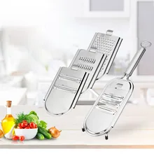 Нержавеющая сталь терка для сыра многоцелевой острый инструмент для раздавливания с 3 различными лезвиями лимонная стружка нож слайсер кухонный доступ