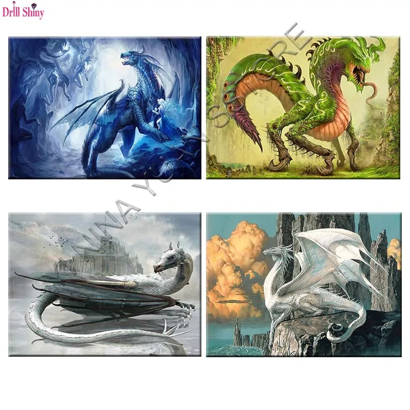

Dragon,Diamond Embroidery,5D,Full,Cross Stitch,Animal,Diamond Painting,Crystal,Round,Rhinestone,Mosaic,DIY,Decoration,Crafts