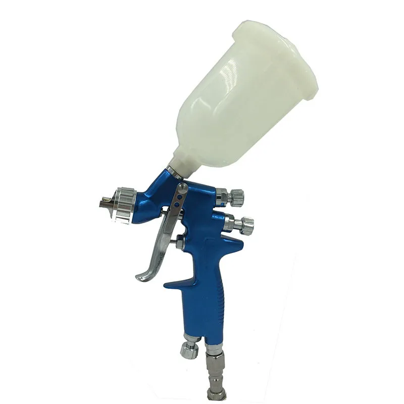 SAT1139 1,0/0,8 мм Профессиональный HVLP Воздушный пистолет-распылитель Краска распылитель 125 мл Gravity Feed Аэрограф Комплект Автомобильная мебель краска ing опрыскивание