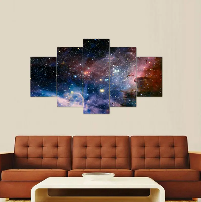 2017 Горячая Распродажа картина 5 шт./компл. Wall Art пространство Холст Картина