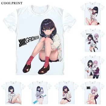 

Takarada Rikka SSSS.Gridman T Shirt Denkou Choujin Gridman the Hyper Agent Casual Premium T-Shirt Printed Short Sleeve Shirts