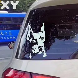 Доберман Собака Pet Наклейки для автомобиля виниловая наклейка украсить Стикеры для автомобилей и мотоциклов