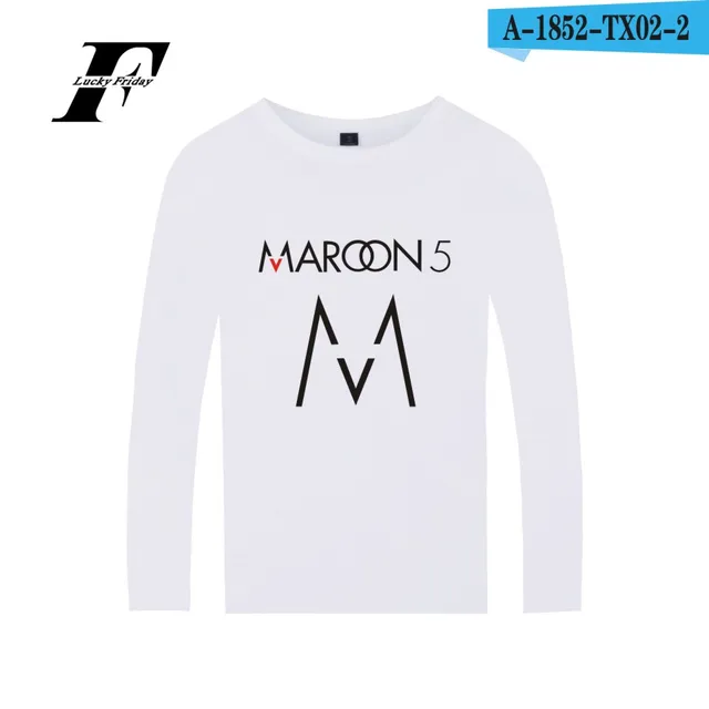 LUCKYFRIDAYF Maroon5 Music Band Shirt 