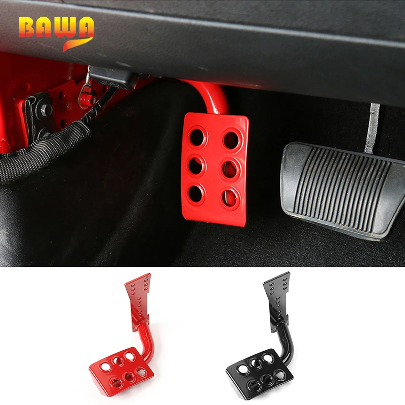 Металлические педали BAWA левая и боковая подставка для ног аксессуары Jeep Wrangler JK JKU