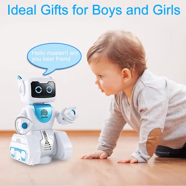 Hydroelectric Power Interactive Remote Control Robot Automatic Steering Toy Gift Kid Child Christmas Gift Fun Cute Eject