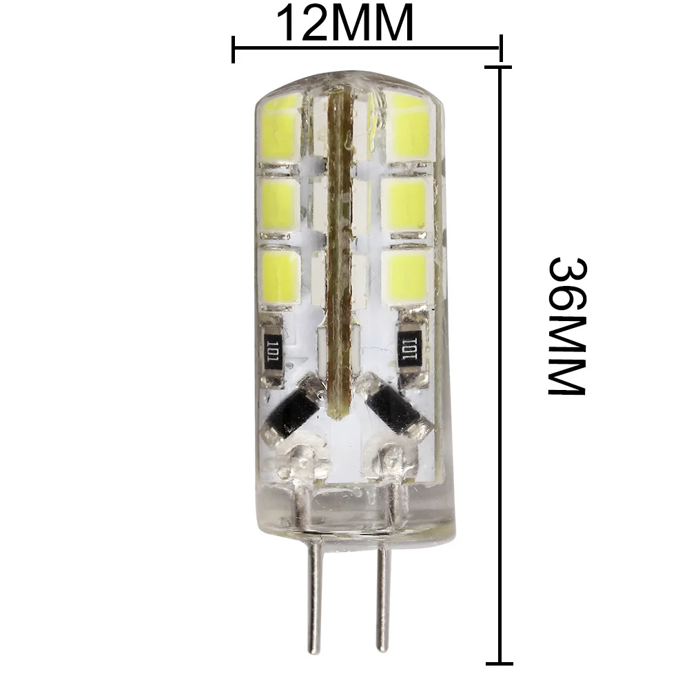 16 упак. G4 лампа 24 SMD 2835 супер яркий светодио дный лампочки DC 12 В 6 Вт светодио дный свет лампы белый/холодный белый сигнальные огни, лампы