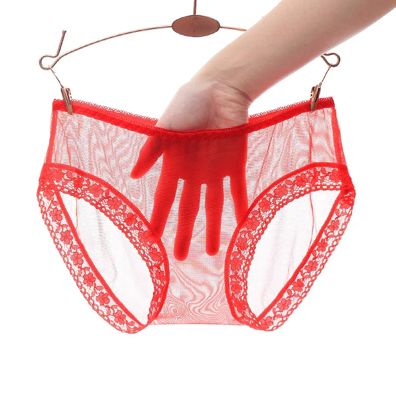 Sexy Panties Women Underwear Super Transparent Seamless Thong Woman G String Lace Underwear Female Briefs Panties M L XL 8611