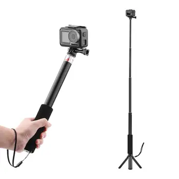 

Bluetooth Selfie Stick Tripod Mount Stable Extension Holder With Phone Cilp For DJI Osmo Action