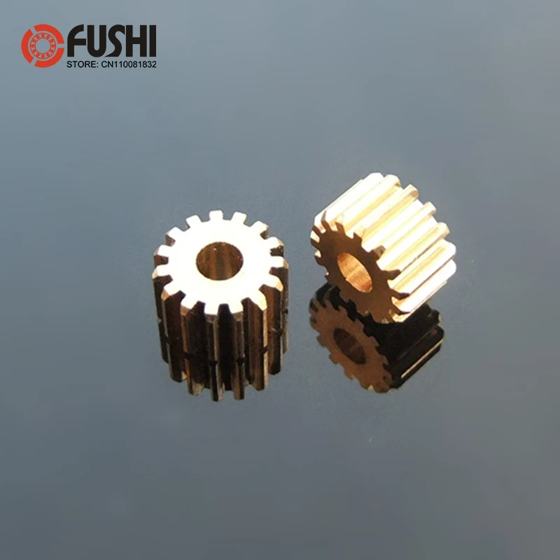 

153A Brass Gear Pore 2.97 mm For Shaft 3mm ( 10 Pcs ) 15 Teeth Motor Shaft Gears Modulus 0.5 DIY Toys RC Model Cars