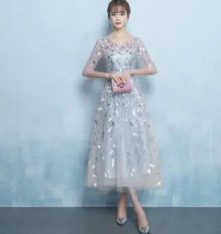 DongCMY Новые короткие платья для выпускного вечера Vestido элегантные вечерние платья с узором - Цвет: picture color