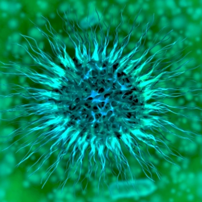 Microscopic view of dendrimers Poster Print (34 x 22)