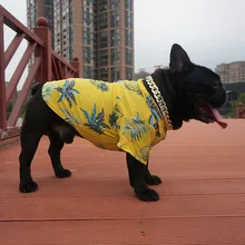 Летние Рубашка с рисунком «Собаки» с рисунком пуделя для женщин сумка на плечо сумка из кожи Мопс одежда французский одежда для бульдога шнауцер собака одежда для животных Путешествия собака костюмы