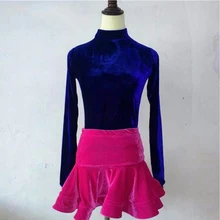 Новое поступление, платье для латинских танцев для девочек, топ и юбка, детское платье для танцев, детское бальное платье для танцев, Vestido De Baile Latino