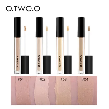 O TWO O Makeup Concealer Liquid Convenient Full Coverage Eye Dark Circles Blemish 4 Colors