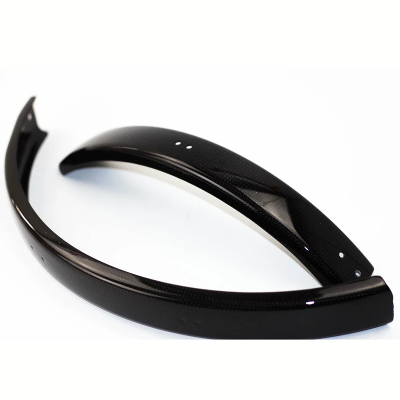 

AGEKUSL 90g Carbon Bicycle Fenders For Brompton Folding Bike Mudguard Mud Guards 1 Set Front Rear L R Type Matte Glossy Light