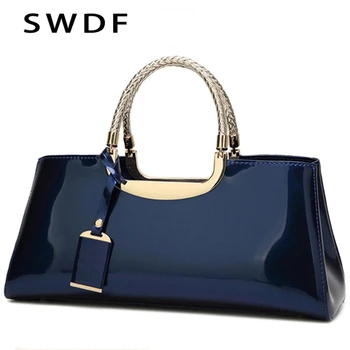 

New Luxury Women Patent Leather Handbags Designer Top Handle Bags Ladies Shoulder Crossbody Bag Fashion Satchels Tote sac a main