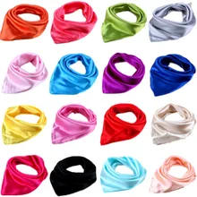 Женский, мужской, взрослый, прямоугольный, квадратный, маленький, атласный, однотонный шарф, платок, бандана, повязка на голову, на шею, повязка на голову, повязка на голову, маска для лица
