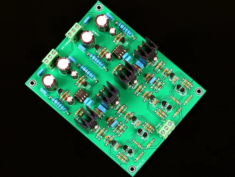 NEW two channel pure class A preamp board adopts DOA33 module preamp BOARDin Amplifier from
