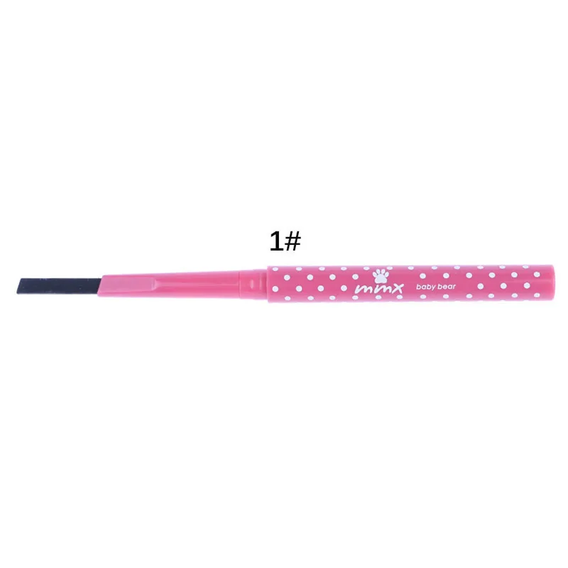 4 цвета карандаш для бровей Макияж Водонепроницаемый Карандаш для подводки бровей Пудра Косметические Инструменты - Цвет: black