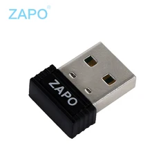 USB-адаптер ZAPO Mini 2.4G USB WIFI 150 Мбит / с 802.11n / g / b Сетевая карта, встроенная в антенну для всех систем Windows Android Linux
