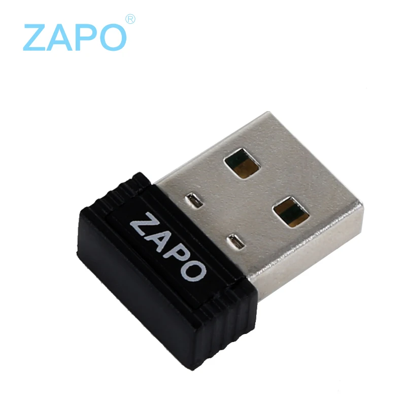 

ZAPO Mini 2.4G USB WIFI 150Mbps Adapter Wireless 802.11n Receiver Network Card Built in Antennas For All Windows Linux Systems