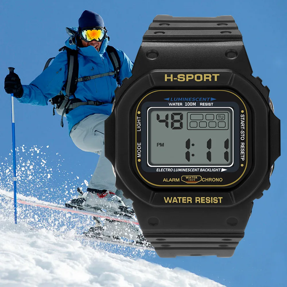 

Top Luxury Sports Watch Men Analog Digital Military Silicone Army Sport LED Waterproof Wrist Watches Clock Relogio Masculino