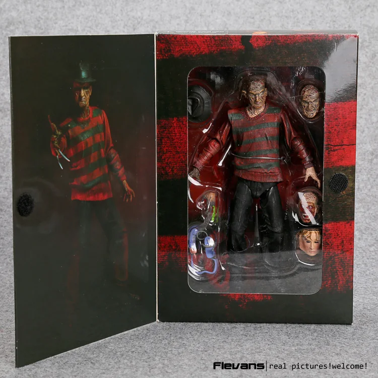 

NECA A Nightmare on Elm Street Freddy Krueger 30th PVC Action Figure Collectible Toy 7" 18cm