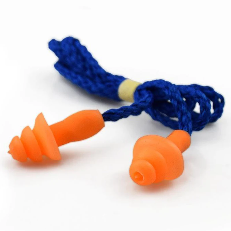 

Ear Plugs Silicone Ear Protection Earplugs For Sleeping Foam Plug Anti-Noise Ear Protectors Noise Reduction Hearing Protection 6