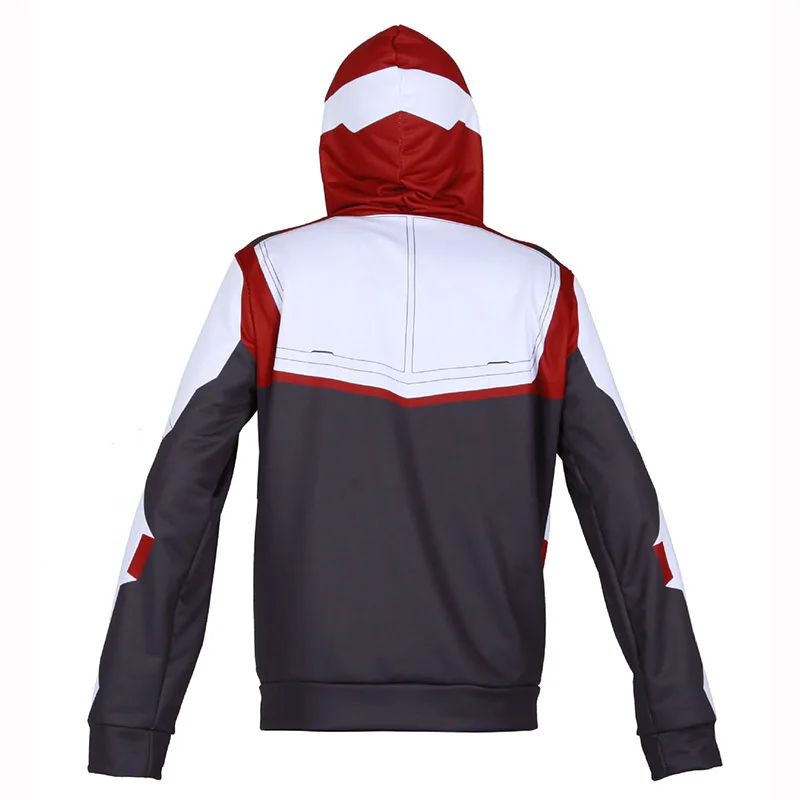 Kids Adult Avengers Endgame Quantum Realm Hooded Hoodies Sweatshirt Jacket Advanced Tech Embroidery Cosplay Costumes