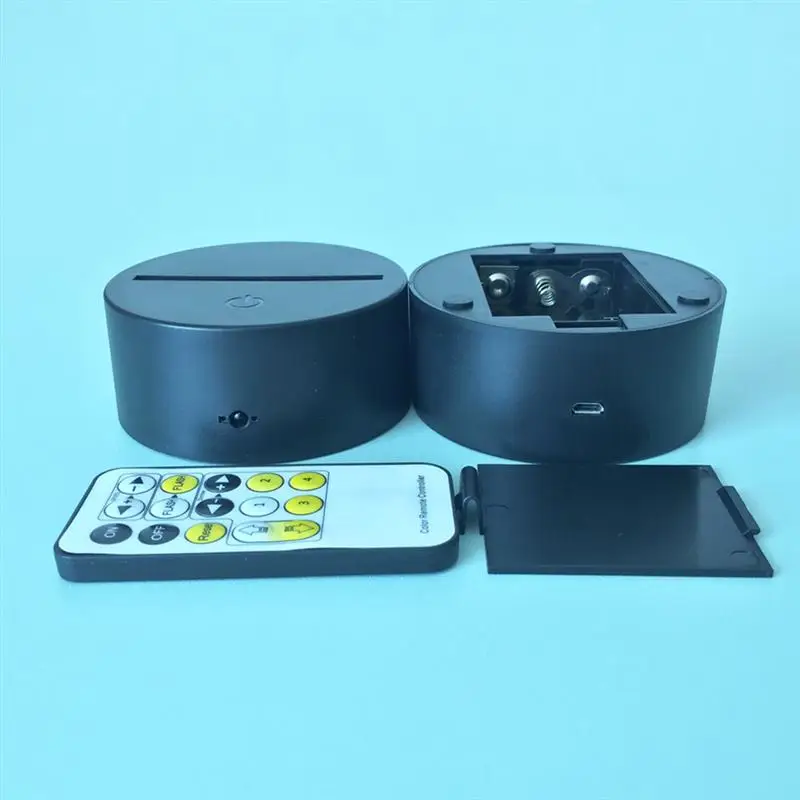 LEDMOMO Новинка 2017 года 3D лампа видимого света сенсорный выключатель + пульт