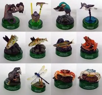 

pvc japan figure 12pcs /set stream and forest
