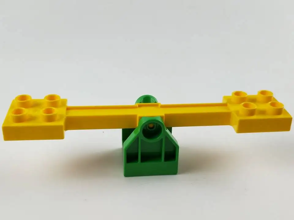 Duplo Diy строительные блоки большого размера аксессуары качели фигурка детская