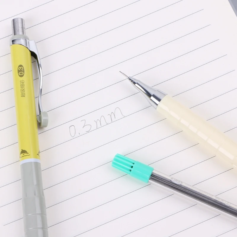 1 Набор 0,3 мм механический карандаш автоматический карандаш для письма Kawaii канцелярские принадлежности