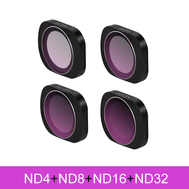 MCUV CPL NDPL ND64-PL ND32-PL ND4 ND8 фильтр для объектива камеры комплект для DJI OSMO Карманный карданный держатель аксессуары DJI OSMO карманный фильтр - Цвет: Золотой