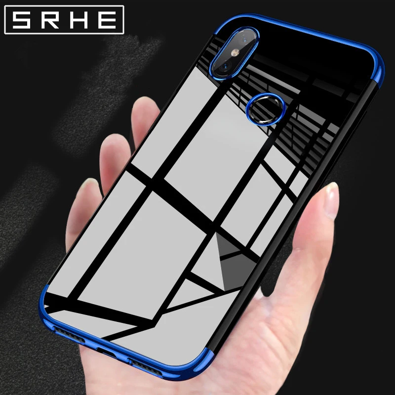 

SRHE For Xiaomi A2 Lite Case Cover Mi A2Lite MiA2 Lite Silicone Luxury Plating Soft Full Back TPU Cover For Xiaomi Mi A2 Lite