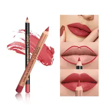 Natural Sexy Matte Lip Stick Lip liner Lip Liner Pencil Matt Lips liner Pen Set Makeup Tool Cosmetic