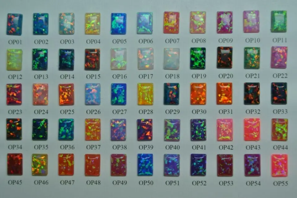 opal color chart