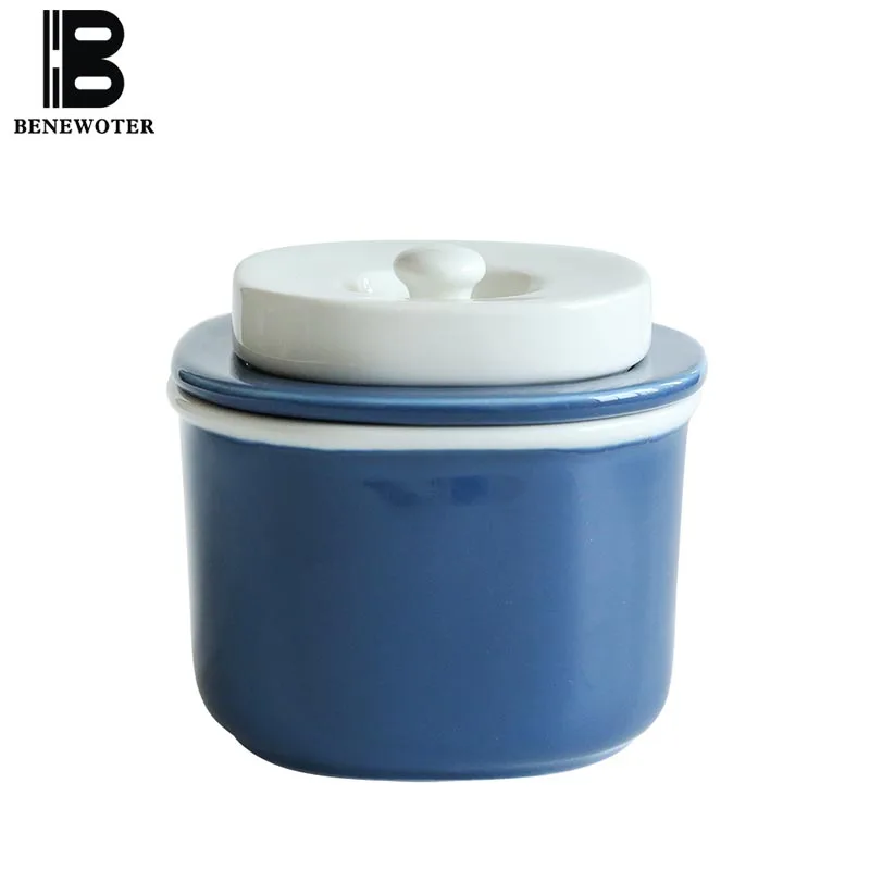 

Japanese Ceramic Pickled Food Container Night Stains Pickled Cabbage Storage Jar Pickle Holder Kitchen Accessories Sealed Box