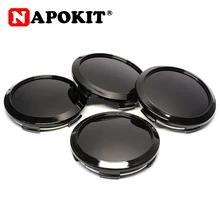 4 шт., 64 мм(60 мм), подходит для 52 мм, логотип, колпачки для автомобильных колес, Задняя эмблема, 64 мм, автомобильный обод, ступица колеса