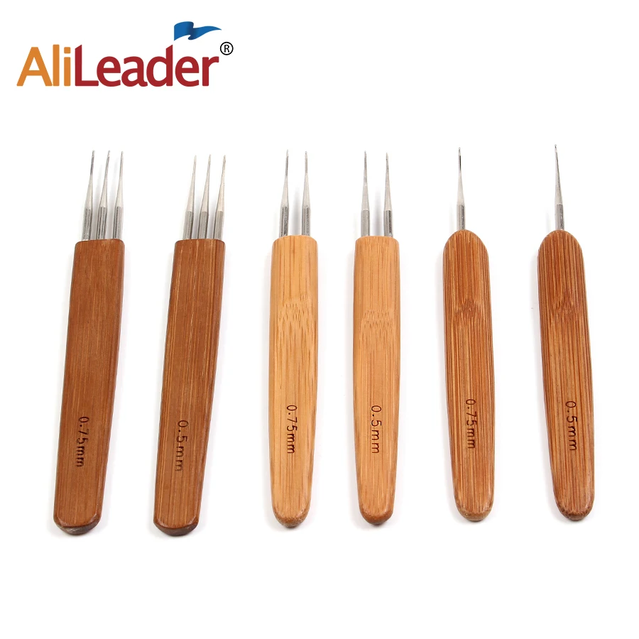 Buy High Quality 3pcs Weaving Needle Bamboo Handled