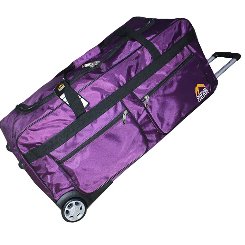 

New Super Light Multifunction Ultra-large Capacity 28/32/36 inch Travel Bag Men Trolley Soft Waterproof Oxford Men Student Trunk