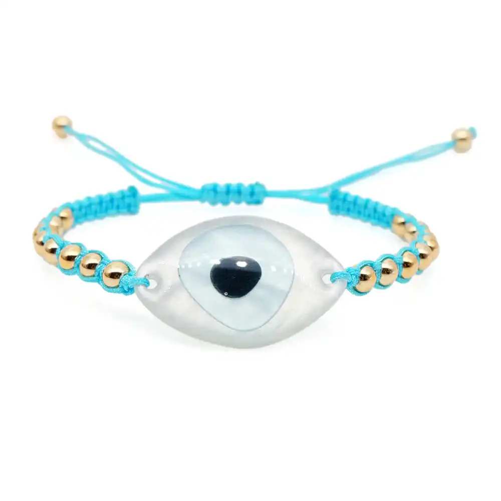 Go2boho сглаза браслет для женщин Perles MIYUKI Браслеты Lucky ювелирные изделия ручной работы высокое качество золотая пластина Японии пластиковые бусины - Окраска металла: B-B190043B