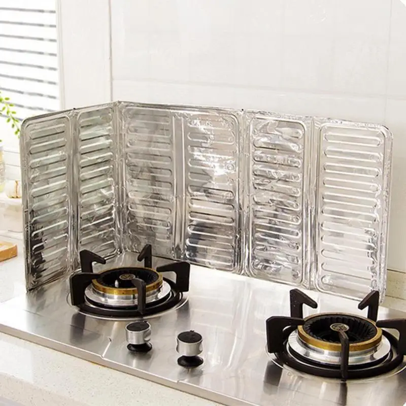 Oil Aluminium Foil Plate Gas Stove Oil Splatter Screens Kitchen Cooking Insulate Splash Proof Baffle Plate Kitchen Tools Oil Aluminium Foil Plate Gas Stove Oil Splatter Screens Kitchen Cooking Insulate Splash Proof Baffle Plate Kitchen Tools