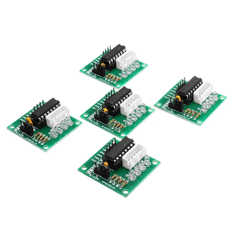 

5Pcs 5V Stepper Motor Set With Uln2003 Driver Board Dupont Cable Diameter 28Mm For Arduino