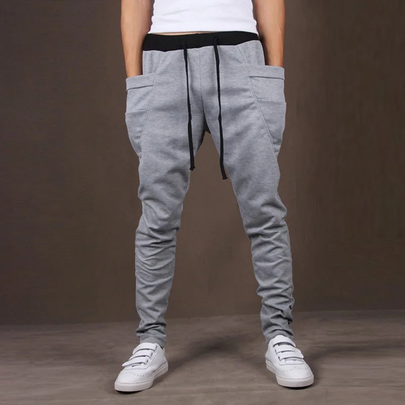 Men s Sports Harem Pants Trousers Casual Fashion Baggy Stylish Hip Hop Jogger GDD99 4