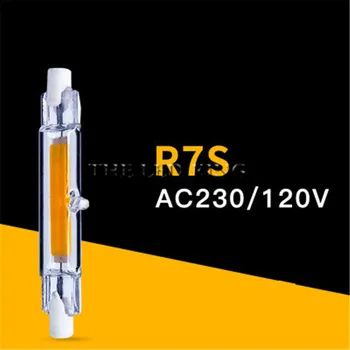 

1x Dimmable COB R7S LED Lamp 30W 50W 78mm 118mm LED R7S Light Bulb AC85-265V Replace Halogen Light spot light r7s 78 r7s 118